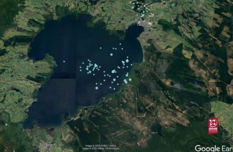 陶波湖下三周内发生数十次小地震
