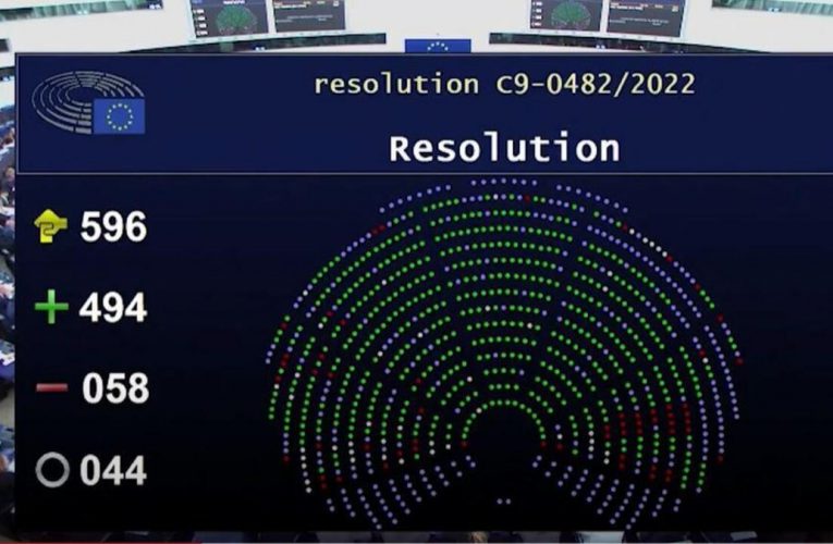 欧洲议会通过决议，认定俄罗斯为“支持恐怖主义国家”