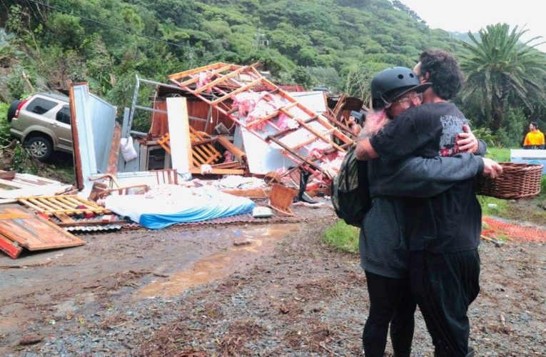 图片集：气旋加布里埃尔袭击新西兰造成的破坏